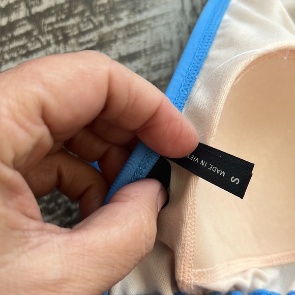 Blue bikini top - Picture 3 of 3